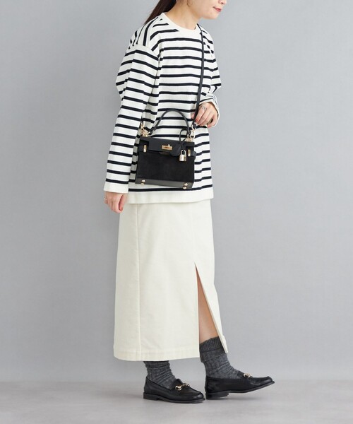 Coohem（コーヘン）の「【SHIPS別注】COOHEM:ウェーブコットンバスクプルオーバー（ニット/セーター・レディース・ブルー/イエロー/ブラック・ONE SIZE）」の18枚目の写真