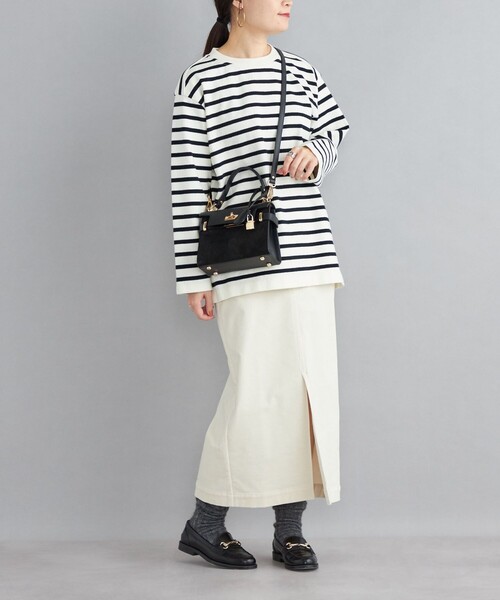 Coohem（コーヘン）の「【SHIPS別注】COOHEM:ウェーブコットンバスクプルオーバー（ニット/セーター・レディース・ブルー/イエロー/ブラック・ONE SIZE）」の19枚目の写真