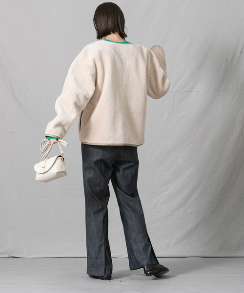 Gready Brilliant ボア×ムートンリバーブルゾン　美品 Gready Brilliant ボア×ムートンリバーブルゾン美品