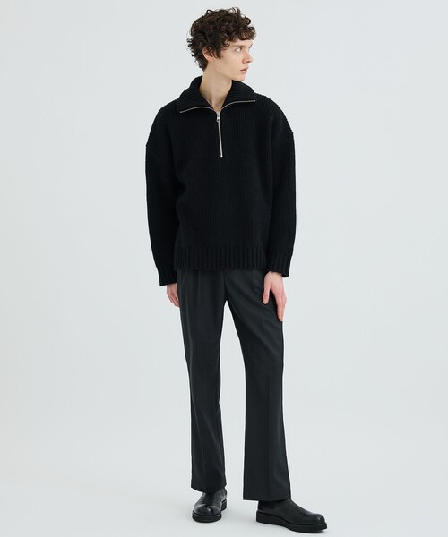 city（シティ）の「AZE HALF ZIP KNIT/アゼハーフジップニット