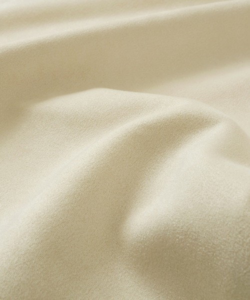 MONO-MART（モノマート）の「ハーフジップ ビッグカラー ルーズブラッシュドプルオーバー（スウェット・メンズ・グレイッシュベージュ/ブラック/ブラウン/アイボリー/オリーブ/ネイビー/ライトブルー/ライトグレー/チャコール/ダークグリーン/ダークグレー/パープル/ダークブラウン・M/L）」の22枚目の写真