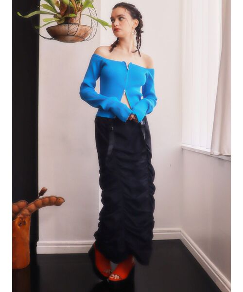 EVRIS（エヴリス）の「バックルデザインプラットフォームサンダル（サンダル・レディース・ブラック/オレンジ・SMALL/MEDIUM/LARGE）」の10枚目の写真