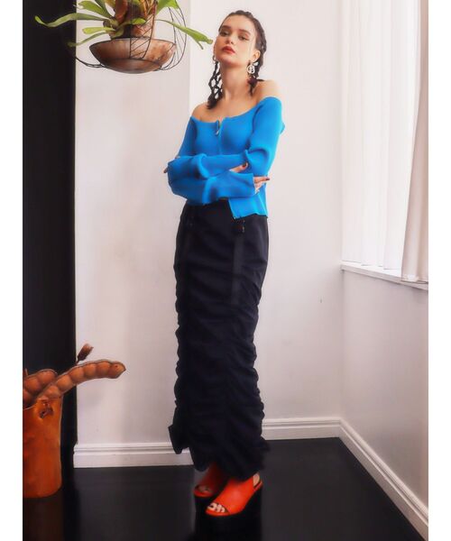 EVRIS（エヴリス）の「バックルデザインプラットフォームサンダル（サンダル・レディース・ブラック/オレンジ・SMALL/MEDIUM/LARGE）」の11枚目の写真