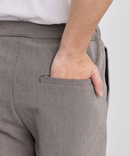 CIAOPANIC TYPY（チャオパニックティピー）の「□ボンディング千鳥タックワイドテーパードパンツ（スラックス・メンズ・ブラウン/キャメル/ブラック・S/M/L）」の18枚目の写真