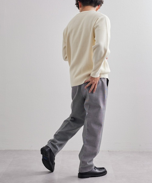 CIAOPANIC TYPY（チャオパニックティピー）の「□ボンディング千鳥タックワイドテーパードパンツ（スラックス・メンズ・ブラウン/キャメル/ブラック・S/M/L）」の20枚目の写真