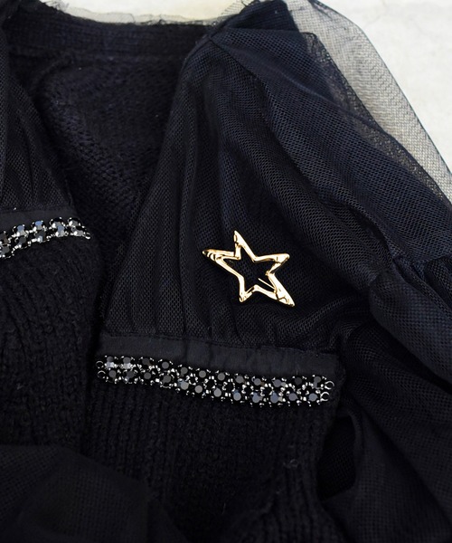 styiro（スタイロ）の「メタルフレームブローチ（ブローチ/コサージュ・レディース・シルバー系その他/ゴールド系その他/シルバー系その他2/ゴールド系その他2/シルバー系その他3/シルバー系その他4/シルバー系その他5/ゴールド系その他3/ゴールド系その他4/ゴールド系その他5・FREE）」の7枚目の写真