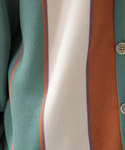 RAGEBLUE(レイジブルー)の「ミラノリブニットカーディガン(カーディガン/ボレロ・メンズ・ダークグレー/グリーン系その他/ブルー系その他/グリーン/オフホワイト・MEDIUM/LARGE)」の17枚目の写真