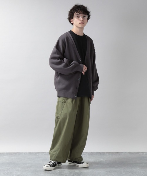 RAGEBLUE(レイジブルー)の「ミラノリブニットカーディガン(カーディガン/ボレロ・メンズ・ダークグレー/グリーン系その他/ブルー系その他/グリーン/オフホワイト・MEDIUM/LARGE)」の8枚目の写真