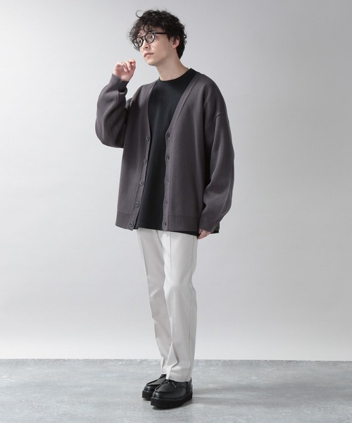 RAGEBLUE(レイジブルー)の「ミラノリブニットカーディガン(カーディガン/ボレロ・メンズ・ダークグレー/グリーン系その他/ブルー系その他/グリーン/オフホワイト・MEDIUM/LARGE)」の13枚目の写真