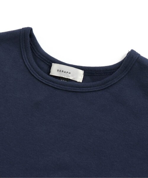 Seraph（セラフ）の「SWEET Strawberryドッキングワンピース（ワンピース・キッズ・ネイビー/ピンク・80/90/95/100/110/120/130/140）」の7枚目の写真