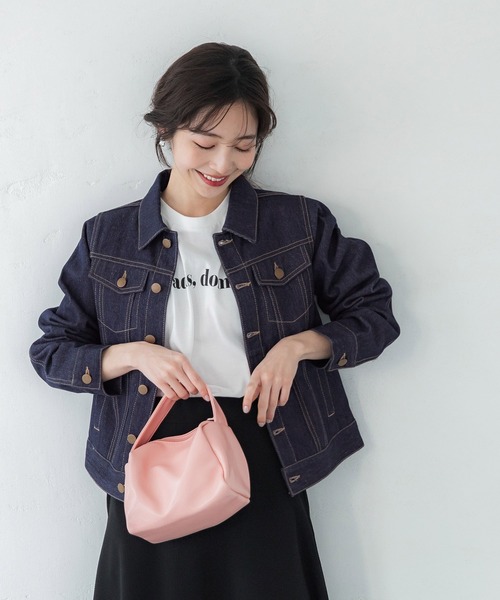 coca（coca）（コカ）の「コンパクトデニムジャケット（デニムジャケット・レディース・インディゴブルー/ブルー・M/L）」の14枚目の写真