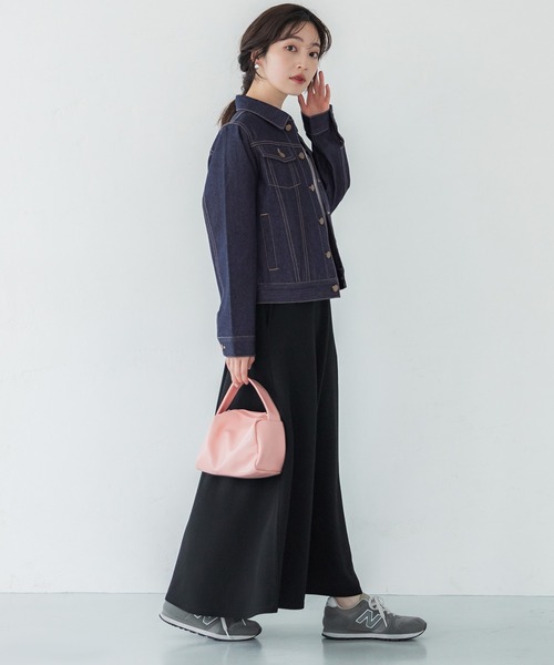 coca（coca）（コカ）の「コンパクトデニムジャケット（デニムジャケット・レディース・インディゴブルー/ブルー・M/L）」の13枚目の写真