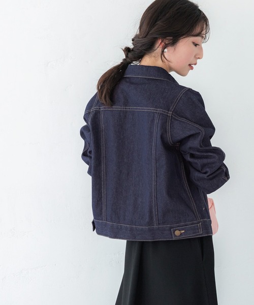coca（coca）（コカ）の「コンパクトデニムジャケット（デニムジャケット・レディース・インディゴブルー/ブルー・M/L）」の12枚目の写真
