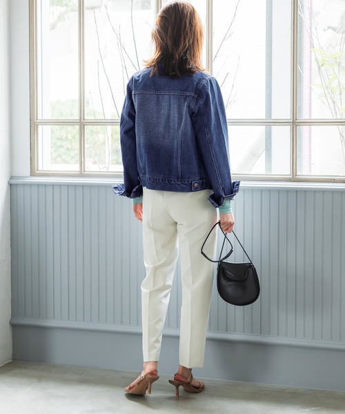 coca（coca）（コカ）の「コンパクトデニムジャケット（デニムジャケット・レディース・インディゴブルー/ブルー・M/L）」の8枚目の写真