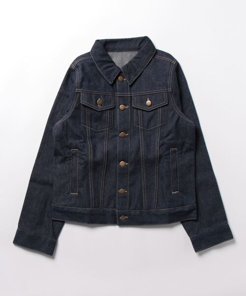 coca（coca）（コカ）の「コンパクトデニムジャケット（デニムジャケット・レディース・インディゴブルー/ブルー・M/L）」の5枚目の写真