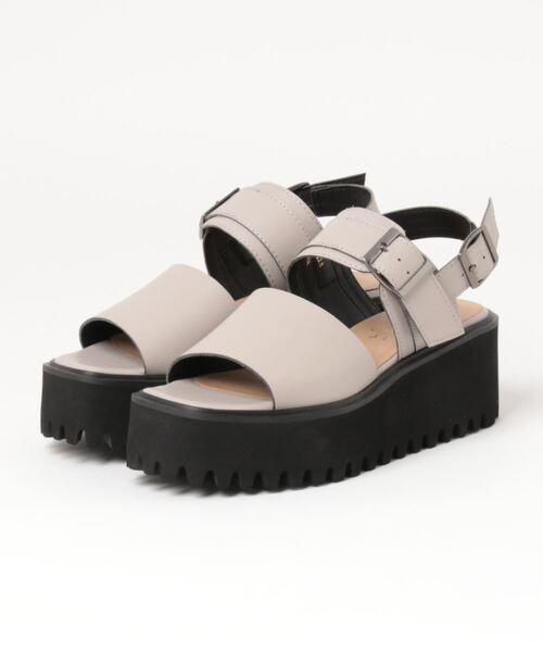 あしながおじさん(アシナガオジサン)の「厚底サンダル 7210093(サンダル・レディース・ダークブラウン/ライトグレー/ブラック・22.5cm/23.0cm/23.5cm/24.0cm/24.5cm)」の10枚目の写真