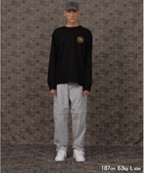 ISTKUNST(イストクンスト)の「A'GEM/9 × .kom『ISTKUNST/イストクンスト』LOGO&SMILEY L/S TEE/ロゴスマイル 長袖Tシャツ(Tシャツ/カットソー・レディース・ブラック/ライトグレー/ホワイト・M/L)」の16枚目の写真