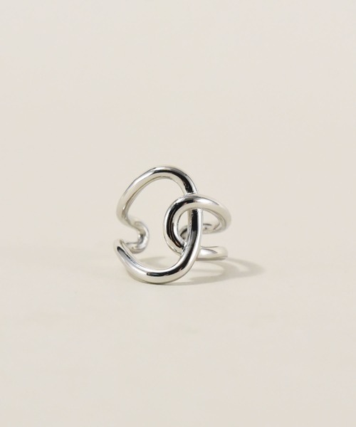 styiro(スタイロ)の「ニッケルフリー クロスライン メタルリング(リング・レディース・シルバー/ゴールド/シルバー系2/ゴールド系2・FREE)」の13枚目の写真