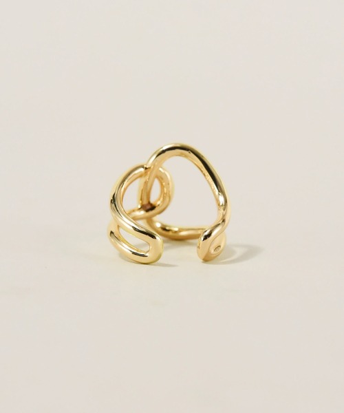 styiro(スタイロ)の「ニッケルフリー クロスライン メタルリング(リング・レディース・シルバー/ゴールド/シルバー系2/ゴールド系2・FREE)」の12枚目の写真