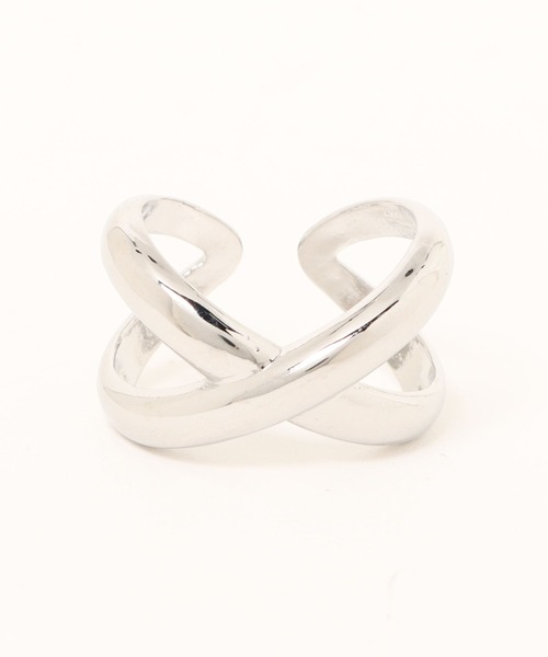 styiro(スタイロ)の「ニッケルフリー クロスライン メタルリング(リング・レディース・シルバー/ゴールド/シルバー系2/ゴールド系2・FREE)」の20枚目の写真