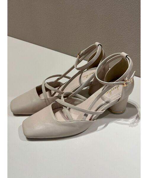 dazzlin(ダズリン)の「アートストラップパンプス(パンプス・レディース・ブラック/グリーン/アイボリー・MEDIUM/LARGE)」の4枚目の写真