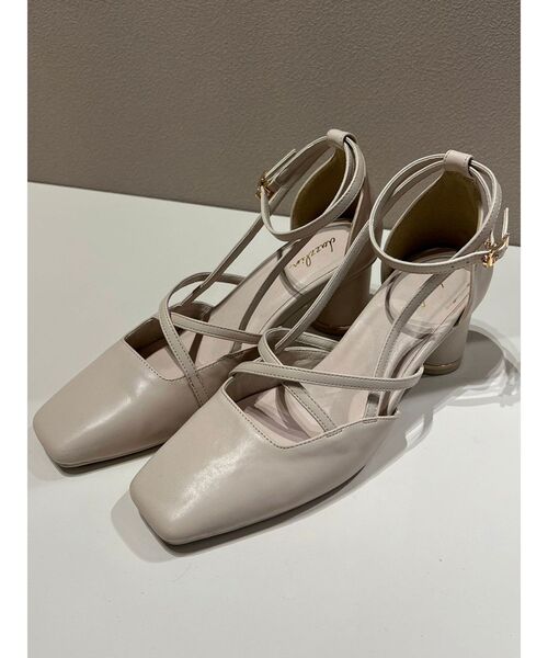 dazzlin(ダズリン)の「アートストラップパンプス(パンプス・レディース・ブラック/グリーン/アイボリー・MEDIUM/LARGE)」の10枚目の写真