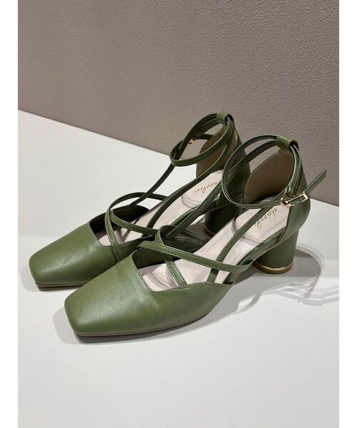 dazzlin(ダズリン)の「アートストラップパンプス(パンプス・レディース・ブラック/グリーン/アイボリー・MEDIUM/LARGE)」の13枚目の写真