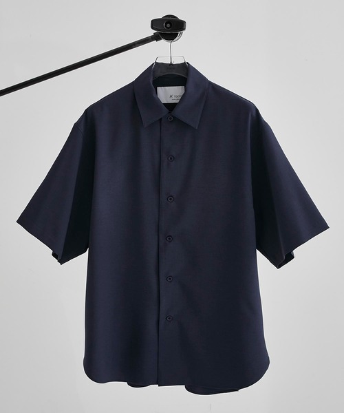 CITY TOKYO（シティトウキョウ）の「プレミアムリラックス半袖シャツ｜防シワ/速乾性（シャツ/ブラウス・メンズ・ホワイト/グレイッシュベージュ/サックスブルー/ブラック/その他17・1/2/3）」の5枚目の写真