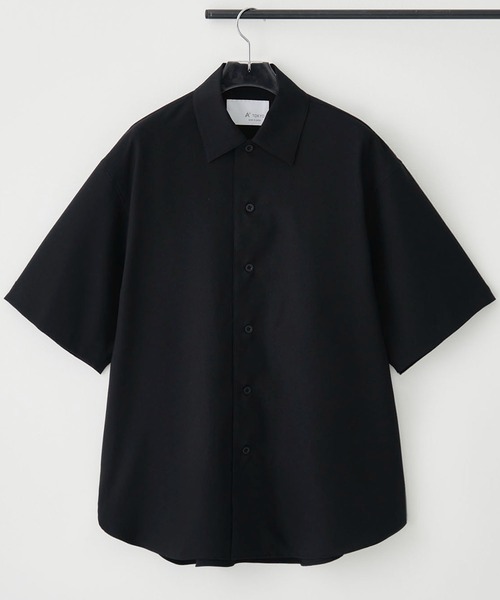 CITY TOKYO（シティトウキョウ）の「プレミアムリラックス半袖シャツ｜防シワ/速乾性（シャツ/ブラウス・メンズ・ホワイト/グレイッシュベージュ/サックスブルー/ブラック/その他17・1/2/3）」の2枚目の写真