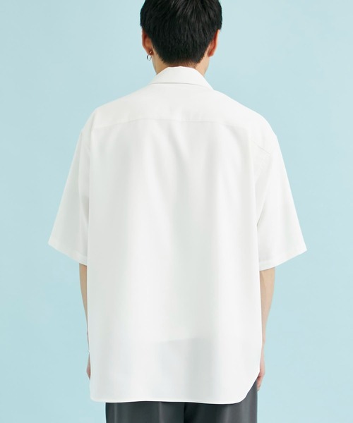 CITY TOKYO（シティトウキョウ）の「プレミアムリラックス半袖シャツ｜防シワ/速乾性（シャツ/ブラウス・メンズ・ホワイト/グレイッシュベージュ/サックスブルー/ブラック/その他17・1/2/3）」の12枚目の写真