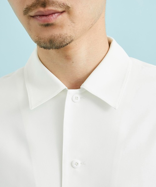 CITY TOKYO（シティトウキョウ）の「プレミアムリラックス半袖シャツ｜防シワ/速乾性（シャツ/ブラウス・メンズ・ホワイト/グレイッシュベージュ/サックスブルー/ブラック/その他17・1/2/3）」の13枚目の写真