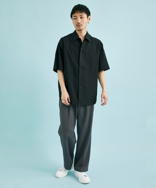 CITY TOKYO（シティトウキョウ）の「プレミアムリラックス半袖シャツ｜防シワ/速乾性（シャツ/ブラウス・メンズ・ホワイト/グレイッシュベージュ/サックスブルー/ブラック/その他17・1/2/3）」の17枚目の写真