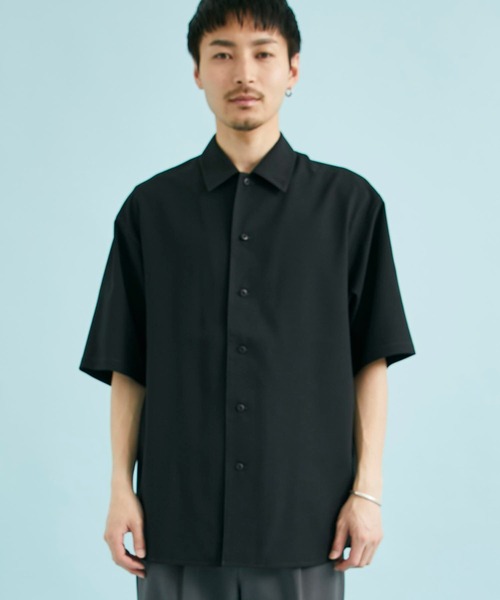 CITY TOKYO（シティトウキョウ）の「プレミアムリラックス半袖シャツ｜防シワ/速乾性（シャツ/ブラウス・メンズ・ホワイト/グレイッシュベージュ/サックスブルー/ブラック/その他17・1/2/3）」の18枚目の写真