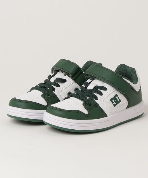 DC（ディーシー）の「DC/ディーシー キッズ スケシュー MANTECA 4 V SN DK231001（スニーカー・キッズ・ホワイト×ブラック/ホワイト×グリーン/ブラック×ホワイト・23.0cm/19.0cm/17.0cm/20.0cm/24.0cm/22.0cm/18.0cm/21.0cm）」の9枚目の写真