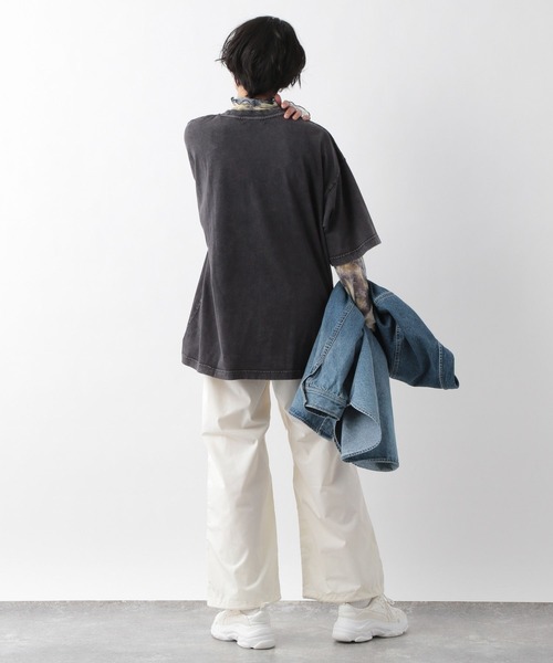 RAGEBLUE（レイジブルー）の「ヴィンテージライクロックTシャツ（Tシャツ/カットソー・レディース・ホワイト/ブラック/ベージュ・FREE）」の21枚目の写真