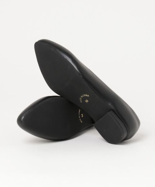 la farfa SHOES(ラ・ファーファ シューズ)の「la farfa ラファーファ レディース シンプルフラットシューズ【幅広4E/大きいサイズ】 800(パンプス・レディース・ブラック/アイボリー・L/LL/XL/M)」の4枚目の写真
