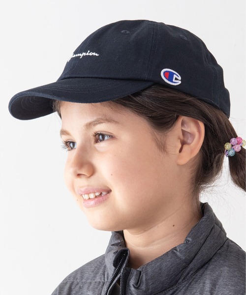 Champion(チャンピオン)の「【CHAMPION/チャンピオン】KIDS スクリプトローキャップ ワンポイントブランドロゴ刺繍 キッズ(キャップ・キッズ・オフホワイト/ラベンダー/ベージュ/ブルー系その他/ピンク/ミント/ブルー/ブラック/ダークブルー/ネイビー・FREE)」の18枚目の写真