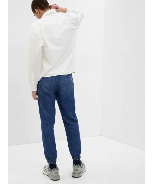 GAP(ギャップ)の「ウォッシュウェル デニムジョガーパンツ(デニムパンツ・メンズ・インディゴブルー・XS/S/M/L/XL)」の4枚目の写真