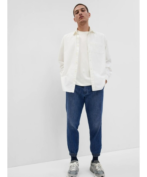 GAP(ギャップ)の「ウォッシュウェル デニムジョガーパンツ(デニムパンツ・メンズ・インディゴブルー・XS/S/M/L/XL)」の5枚目の写真