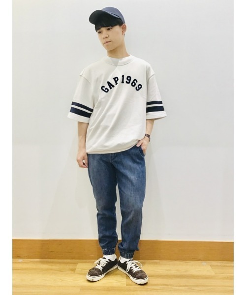 GAP(ギャップ)の「ウォッシュウェル デニムジョガーパンツ(デニムパンツ・メンズ・インディゴブルー・XS/S/M/L/XL)」の11枚目の写真