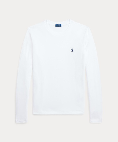 POLO RALPH LAUREN（ポロ ラルフ ローレン）の「ロングスリーブ ジャージー クルーネック Tシャツ（Tシャツ/カットソー・レディース・ホワイト・S/XL/XS/M/L）」の7枚目の写真
