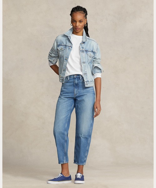 POLO RALPH LAUREN（ポロ ラルフ ローレン）の「ロングスリーブ ジャージー クルーネック Tシャツ（Tシャツ/カットソー・レディース・ホワイト・S/XL/XS/M/L）」の6枚目の写真