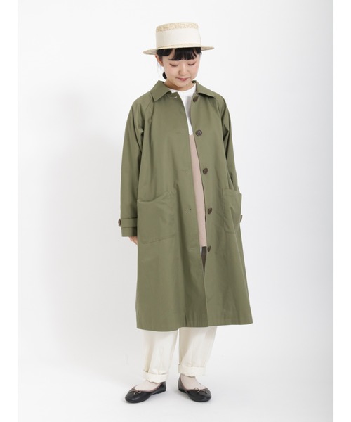 Samansa Mos2（サマンサ モスモス）の「コットンリネンVネックプルオーバーベスト（ベスト・レディース・キナリ/ブラック/ベージュ・ﾌﾘ-）」の6枚目の写真