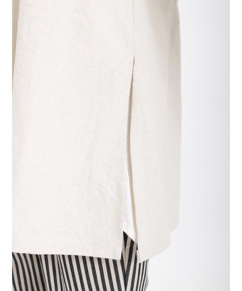 Samansa Mos2（サマンサ モスモス）の「コットンリネンVネックプルオーバーベスト（ベスト・レディース・キナリ/ブラック/ベージュ・ﾌﾘ-）」の14枚目の写真