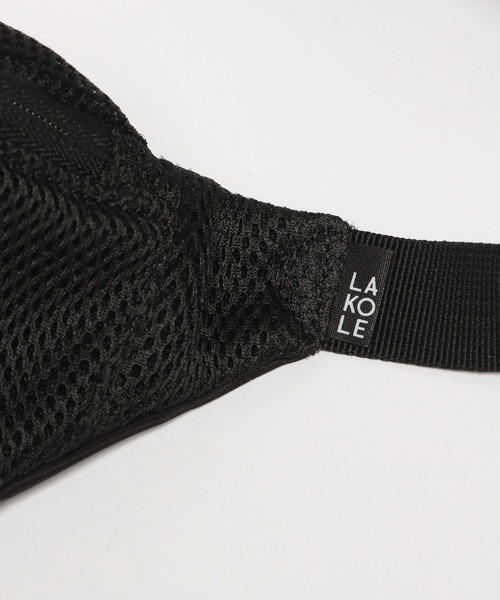 LAKOLE（ラコレ）の「メッシュボディバッグ / 191534（ボディバッグ/ウエストポーチ・メンズ・ブラック/ブラウン/シルバー・FREE）」の14枚目の写真