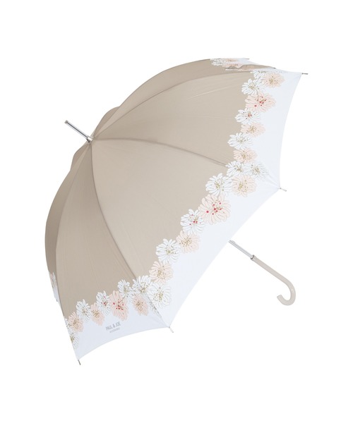 PAUL&JOE（ポールアンドジョー）の「長傘 クリザンテーム/PAUL & JOE ACCESSOIRES（長傘・レディース・ネイビー/ベージュ/ピンク/ライトグレー・FREE）」の5枚目の写真