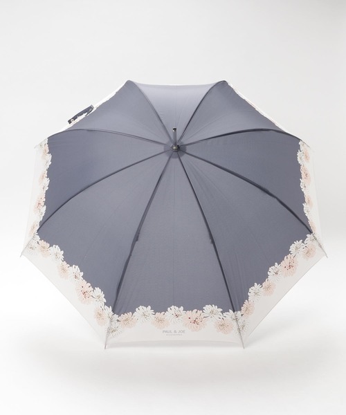 PAUL&JOE（ポールアンドジョー）の「長傘 クリザンテーム/PAUL & JOE ACCESSOIRES（長傘・レディース・ネイビー/ベージュ/ピンク/ライトグレー・FREE）」の6枚目の写真