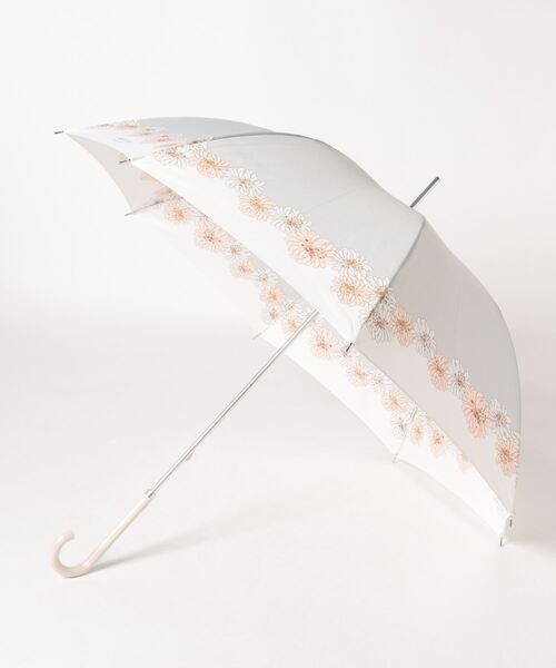 PAUL&JOE（ポールアンドジョー）の「長傘 クリザンテーム/PAUL & JOE ACCESSOIRES（長傘・レディース・ネイビー/ベージュ/ピンク/ライトグレー・FREE）」の11枚目の写真