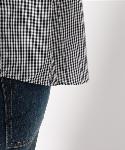 CIAOPANIC(チャオパニック)の「【Ciaopanic】 半袖後開きシャツBL(シャツ/ブラウス・レディース・ホワイト/ブルー/ブラック/ネイビー・FREE)」の11枚目の写真