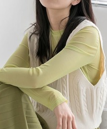 ロングスリーブシアートップス